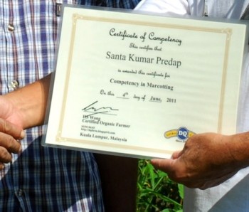 training, certificate in organic farming, dq farm, knowledge based farming,